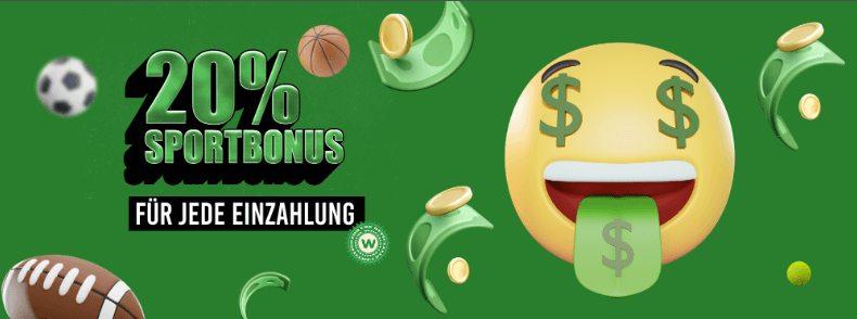 Weltbet 20% Sportbonus