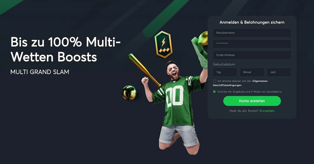 Sportsbet io Bonus Schweiz