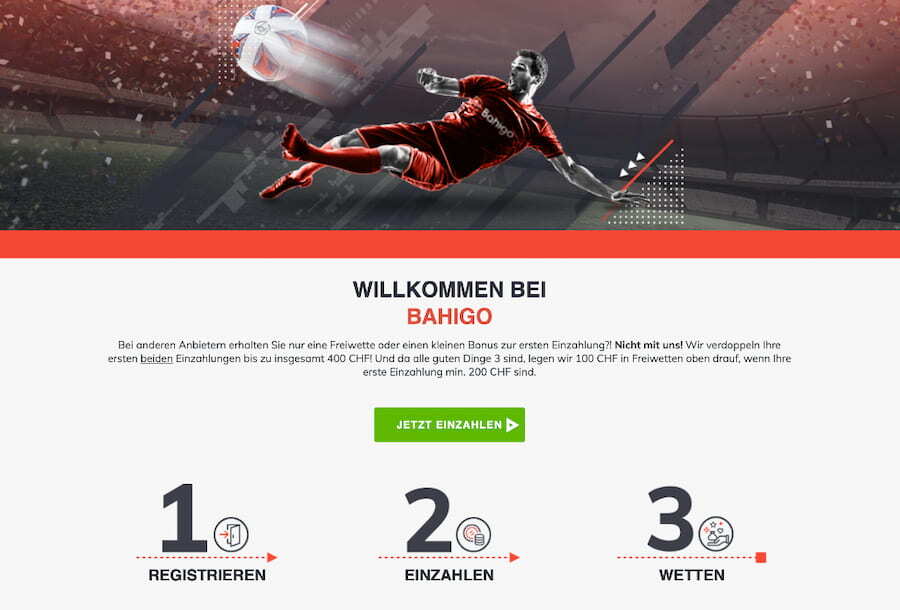 Bahigo Sportwettenbonus Schweiz