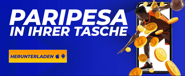Paripesa App Banner