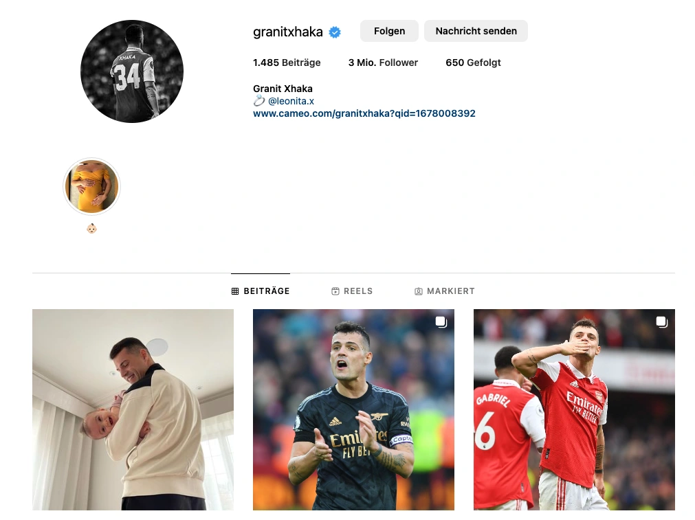 Granit Xhaka Instagram
