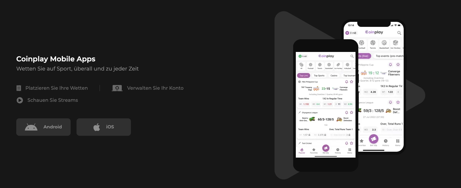 Coinplay Schweiz App