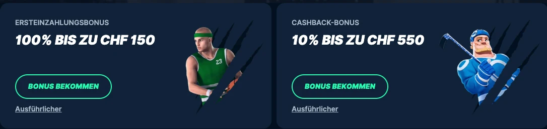 Playzilla Schweiz Bonus