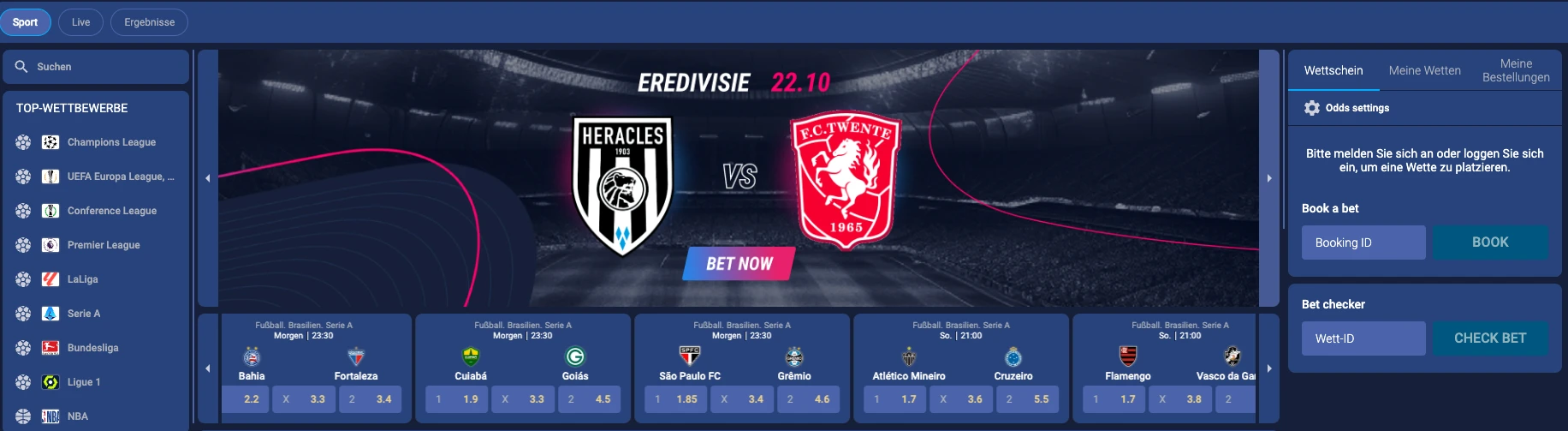 Boomerang.Bet Schweiz Sportwetten