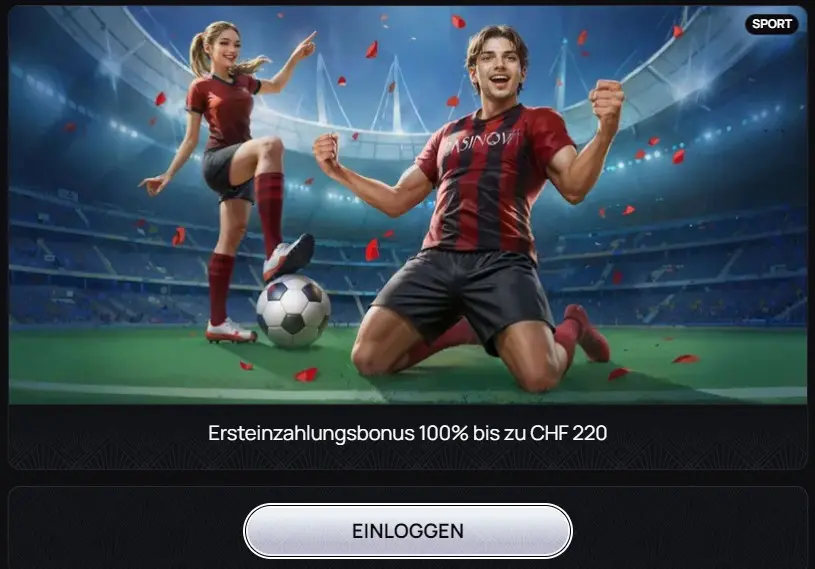 Casinova Willkommensbonus