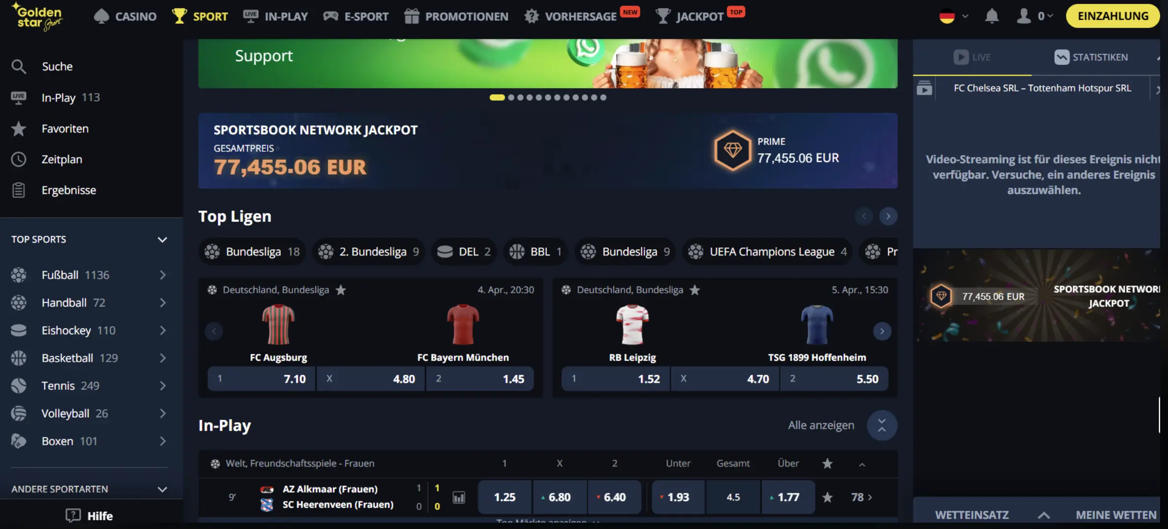 GoldenStar Sportwetten