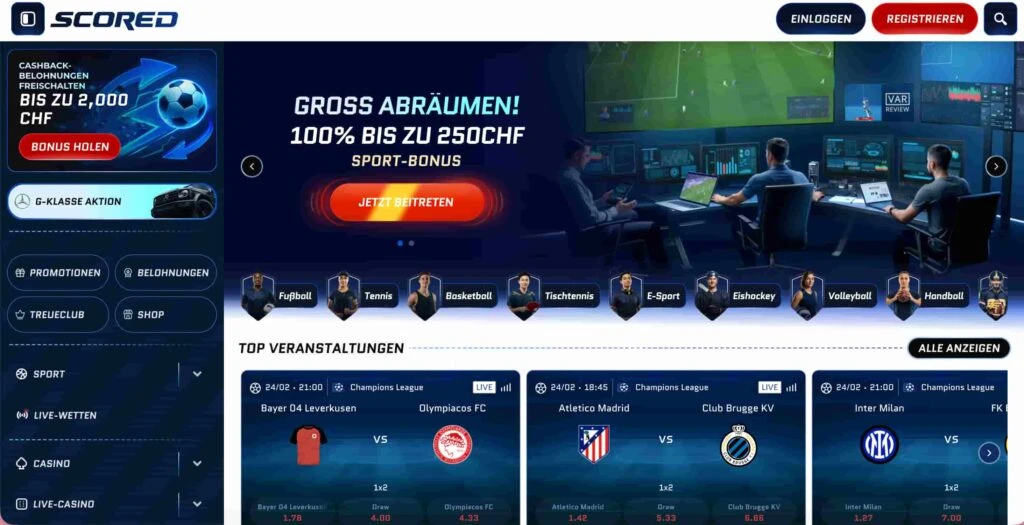 Scored Sportwetten 